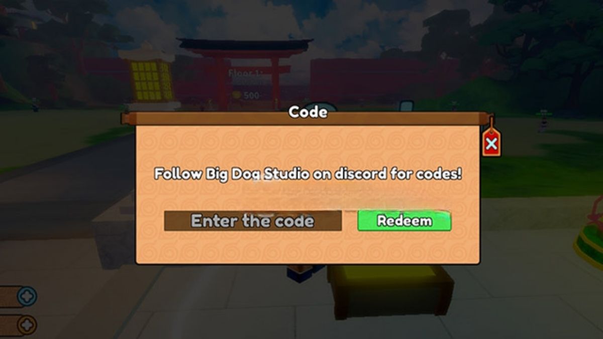 Hướng dẫn cách nhập code Ninja Storm Simulator bước 2