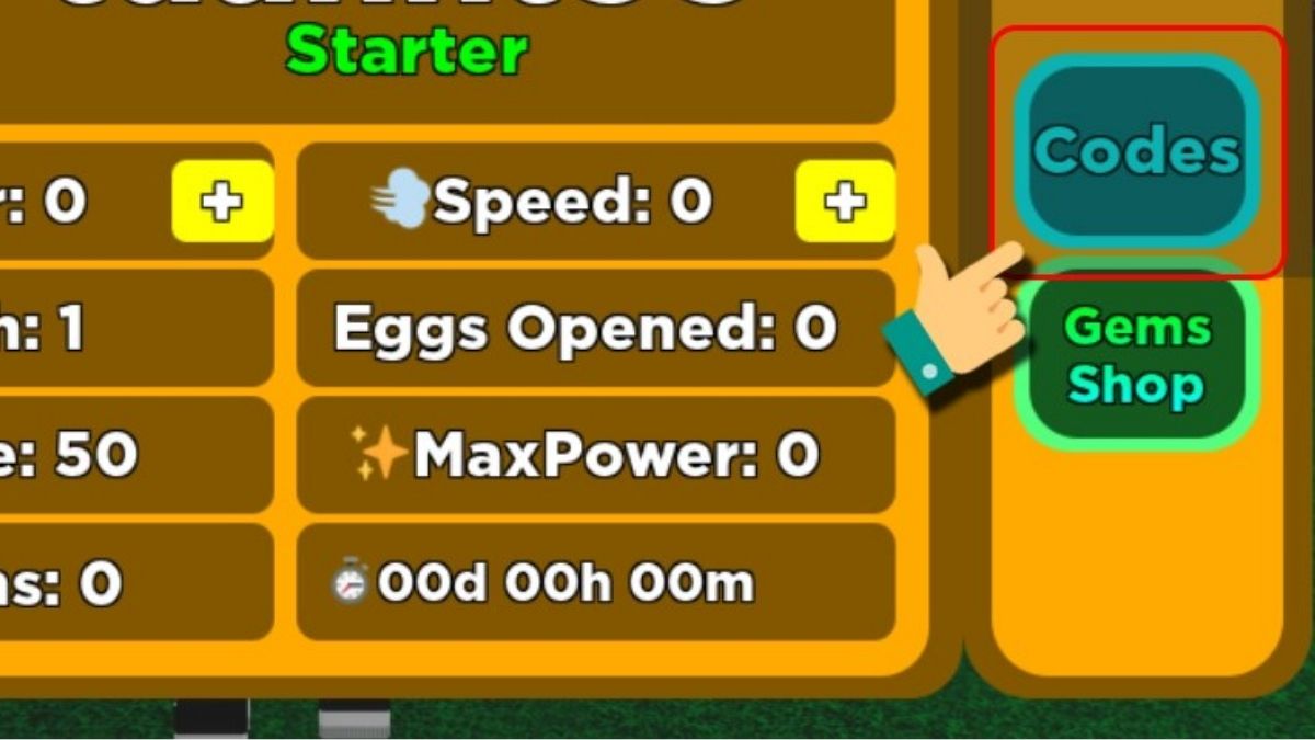 Hướng dẫn cách nhập code Punch Simulator bước 3