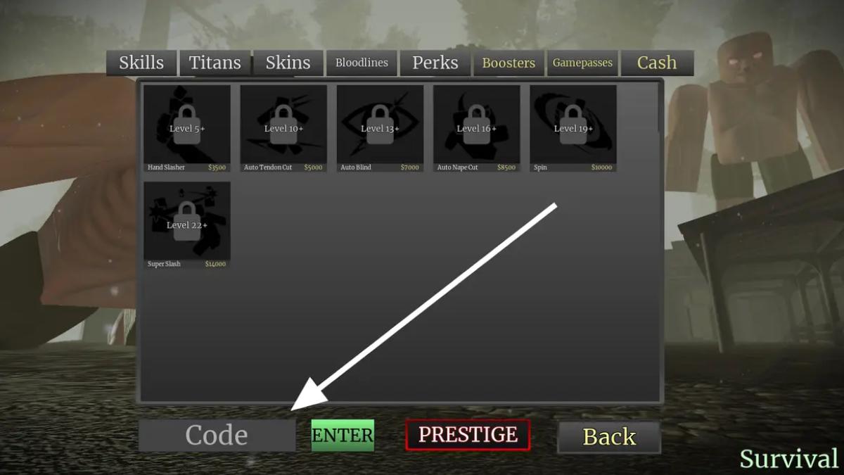 Danh sách code Titan Warfare mới nhất
