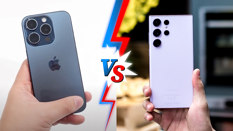 Cả iPhone 15 Pro Max và Galaxy S23 Ultra đều rất đáng để lựa chọn trong năm nay. Ảnh: Duy Luân