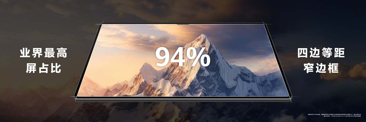 Màn hình chiếm tới 94% mặt trước