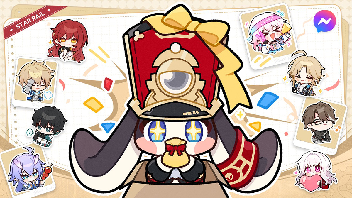 Hướng dẫn tải bộ Sticker chat của Honkai: Star Rail