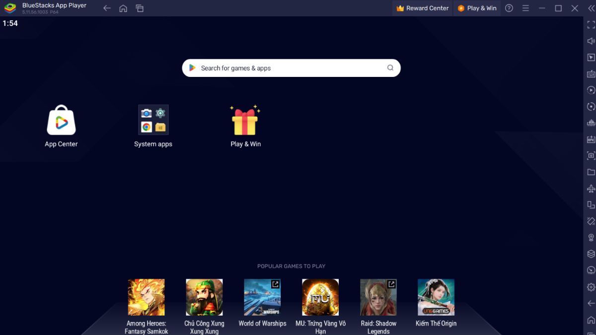 Cách tải game Kiếm Hiệp Tình 2 Mobile trên PC bước 1