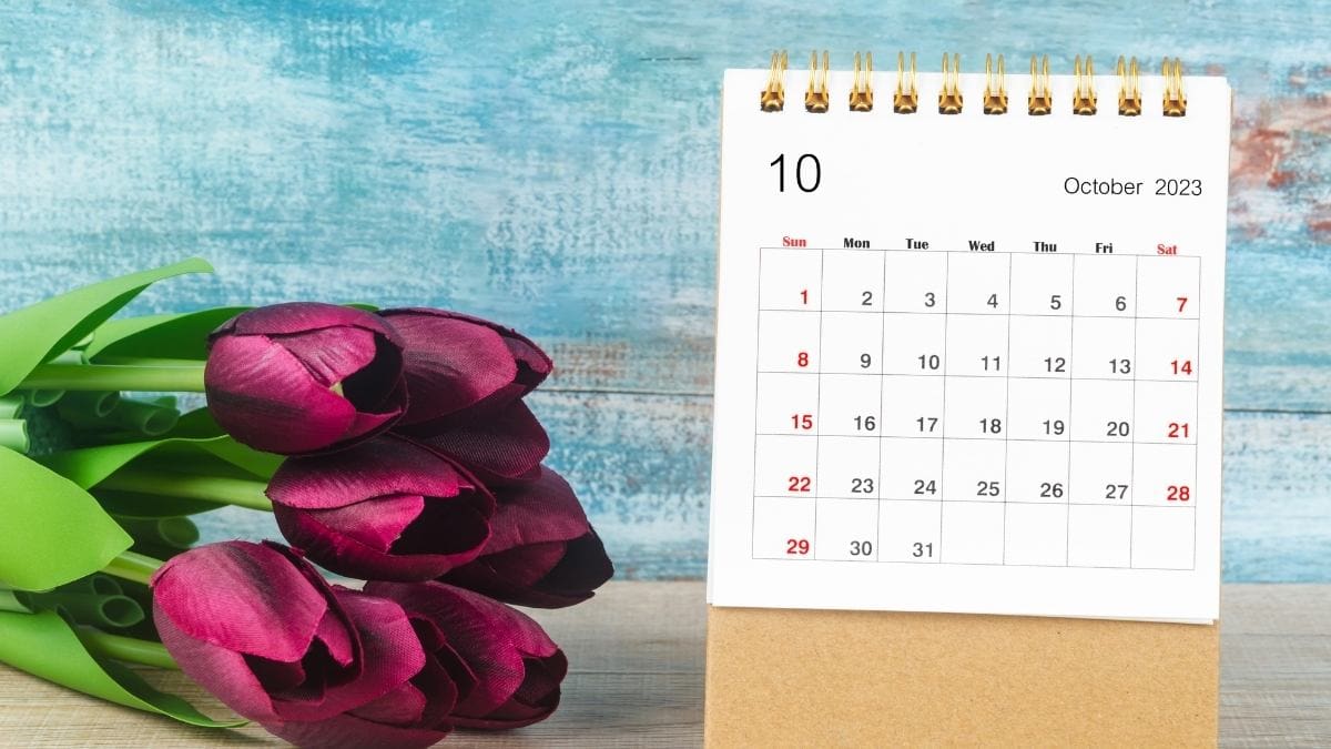 12 ngày tốt tháng 10 năm 2023