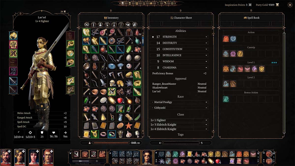 Carry Weight Increased