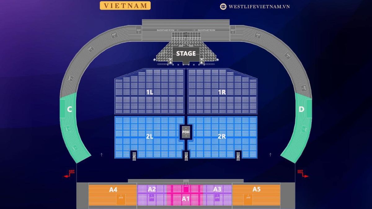 Công bố giá vé chính thức concert Westlife