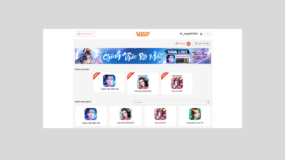 Cách nạp Kỷ Nguyên GenZ bằng Momo bước 1