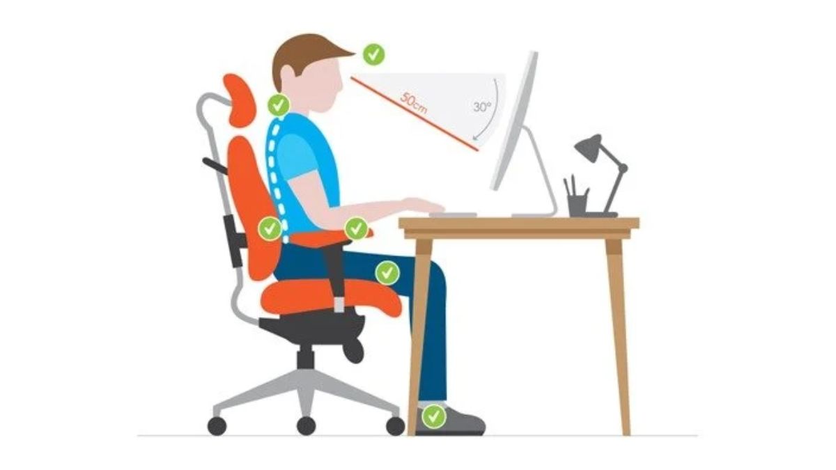 Tư ngồi ghế gaming đúng cách - Đặt ghế ở vị trí đúng