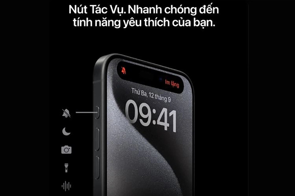 Nút Action trên iPhone 15