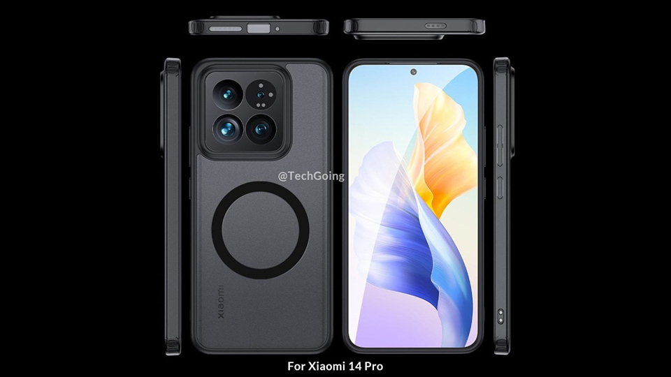 Xiaomi 14 Pro lộ ảnh ốp lưng