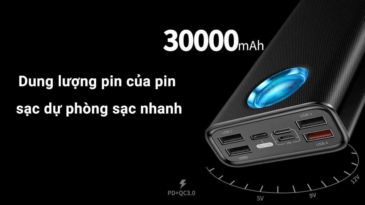 pin dự phòng sạc nhanh