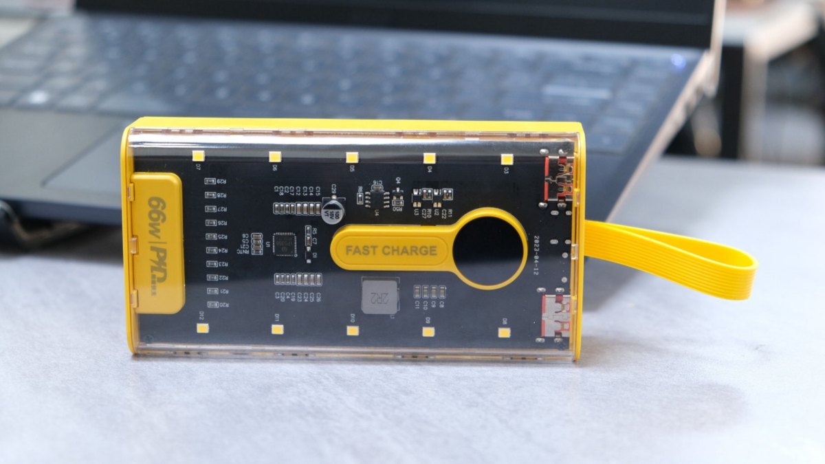 Top pin sạc dự phòng trong suốt giá tốt - Sạc dự phòng trong suốt PD 66W DJR10 20000mAh