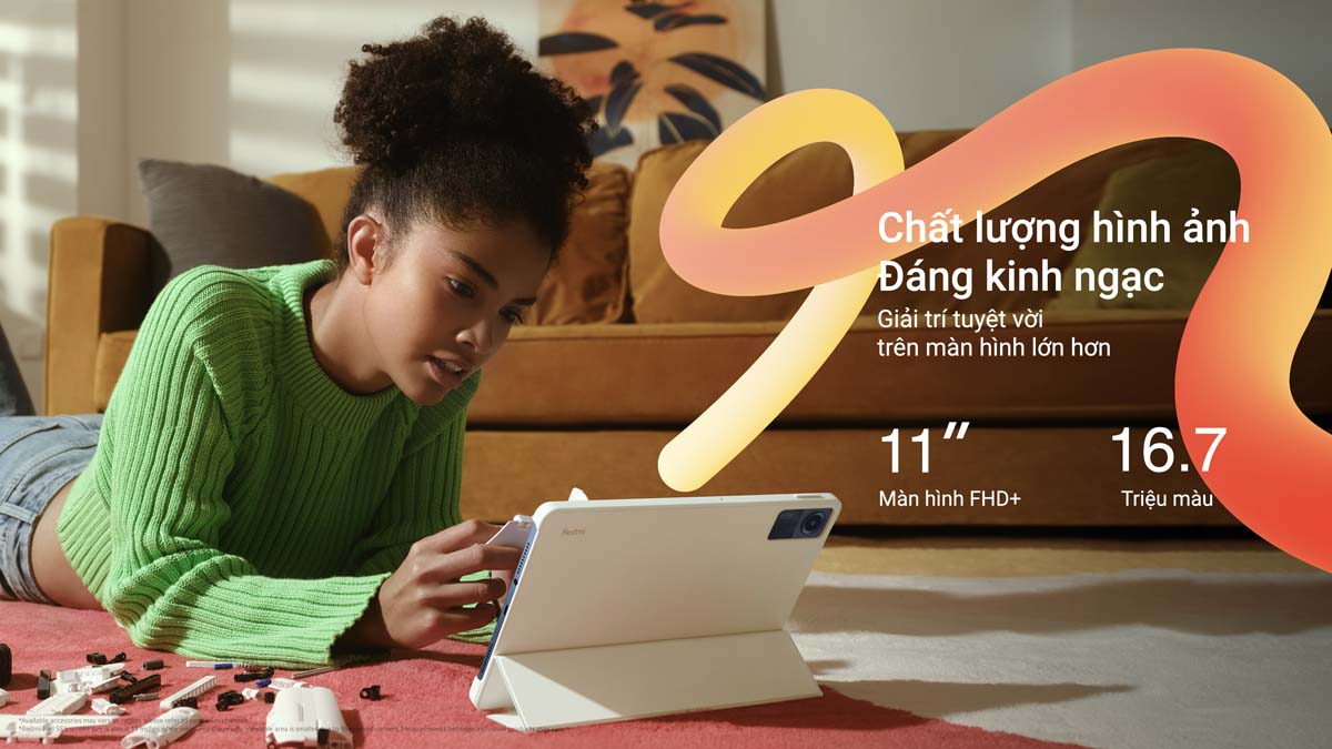 Redmi Pad SE có kích thước lên tới 11 inch