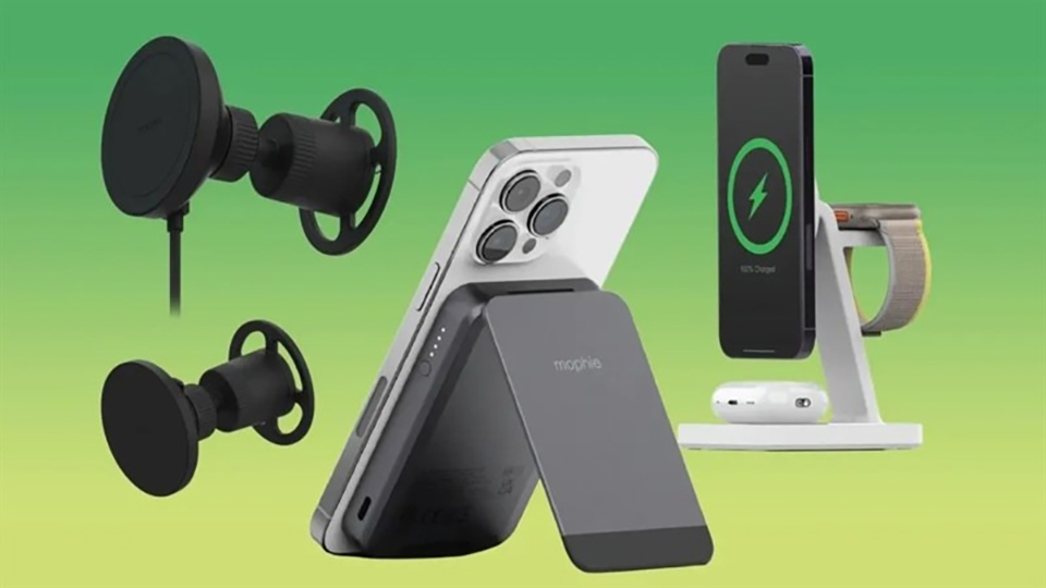 Bộ sạc không dây từ tính Qi2 mới của Mophie