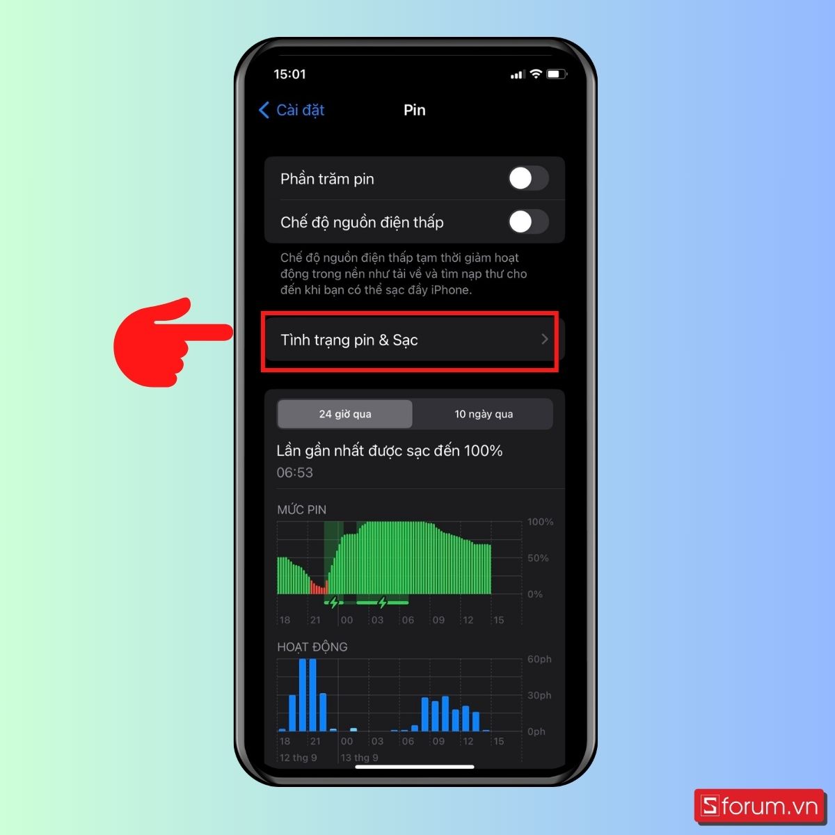 Nên hay không nên sạc pin iPhone qua đêm? - bước 2