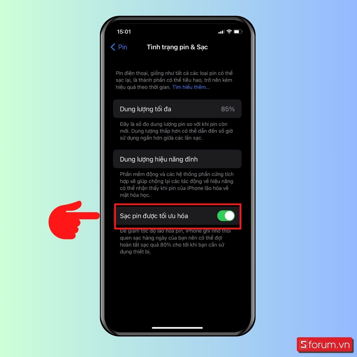 Nên hay không nên sạc pin iPhone qua đêm? - bước 3