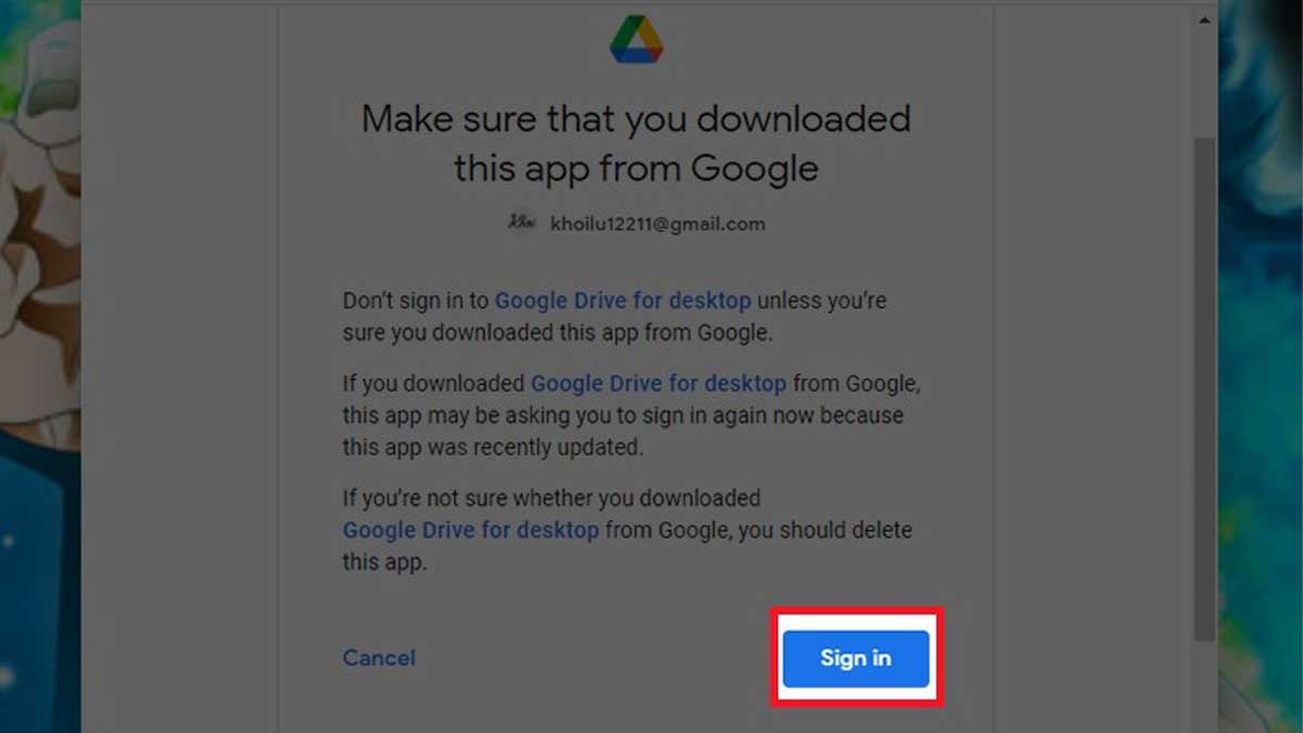 dowload google drive