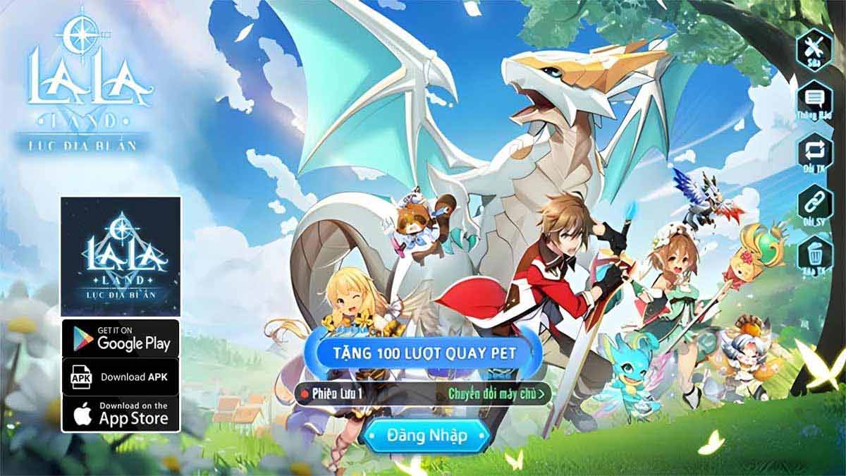 Lưu ý cấu hình tải game Lala land lục địa bí ẩn