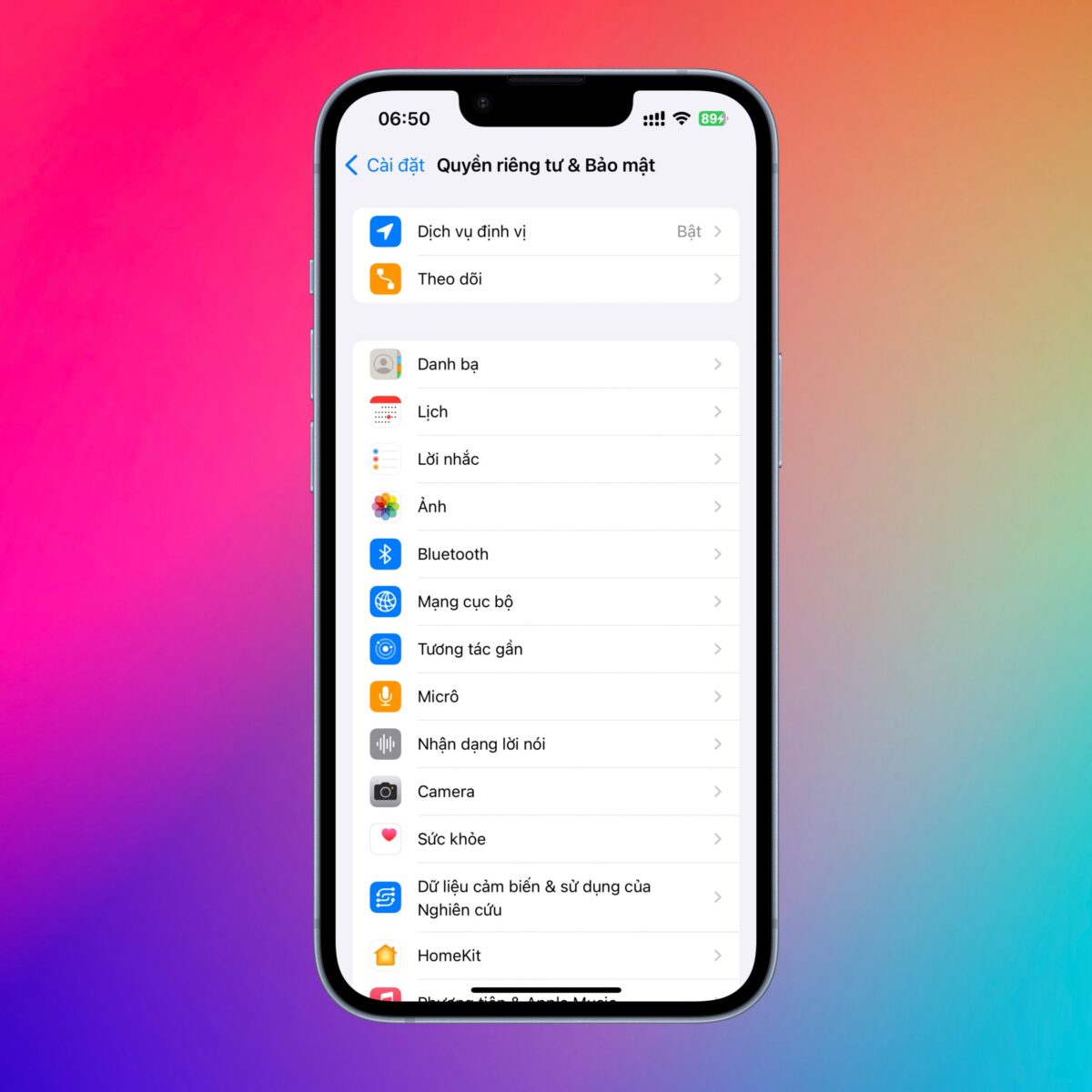 Cách chặn ứng dụng theo dõi trên iPhone 1