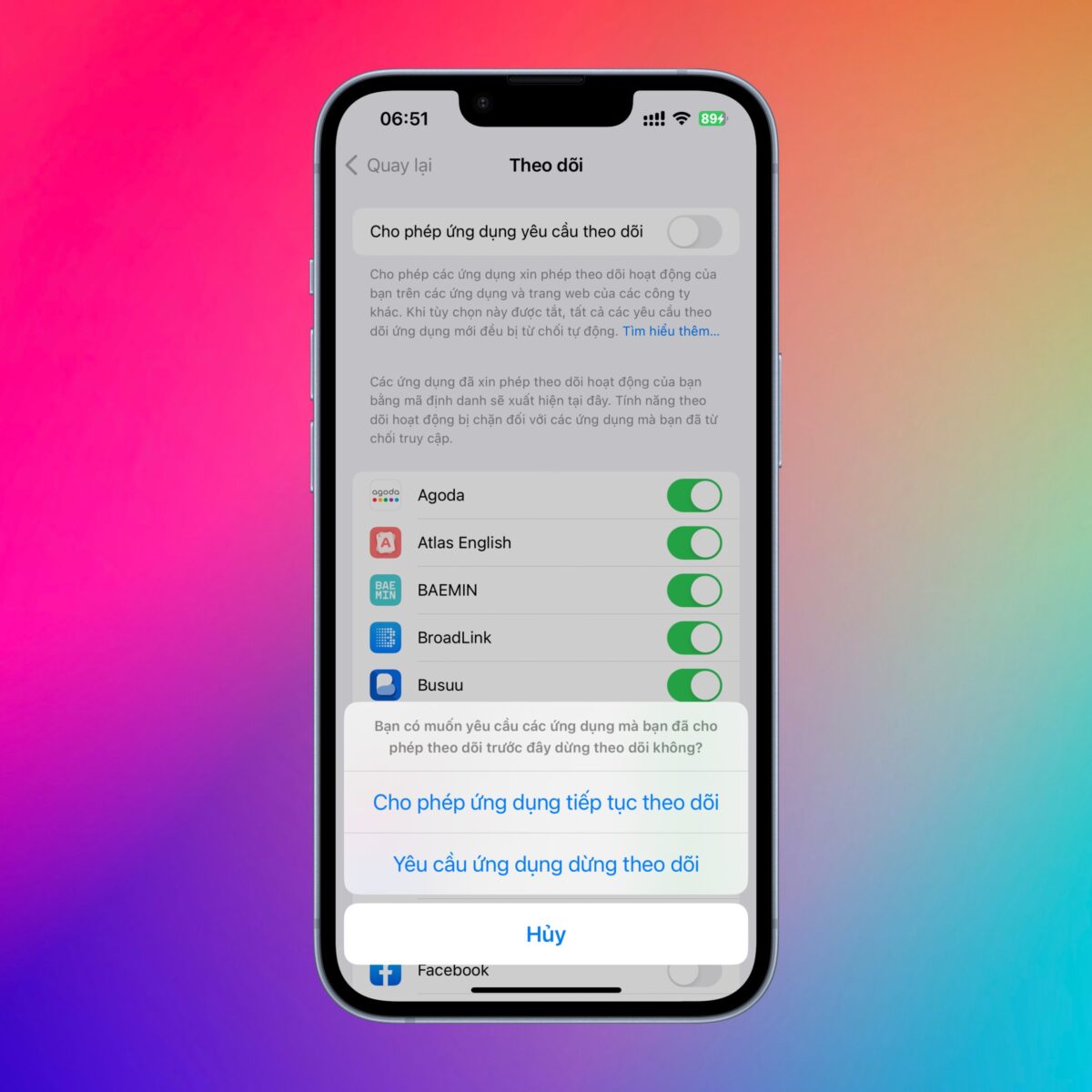 Cách chặn ứng dụng theo dõi trên iPhone 3