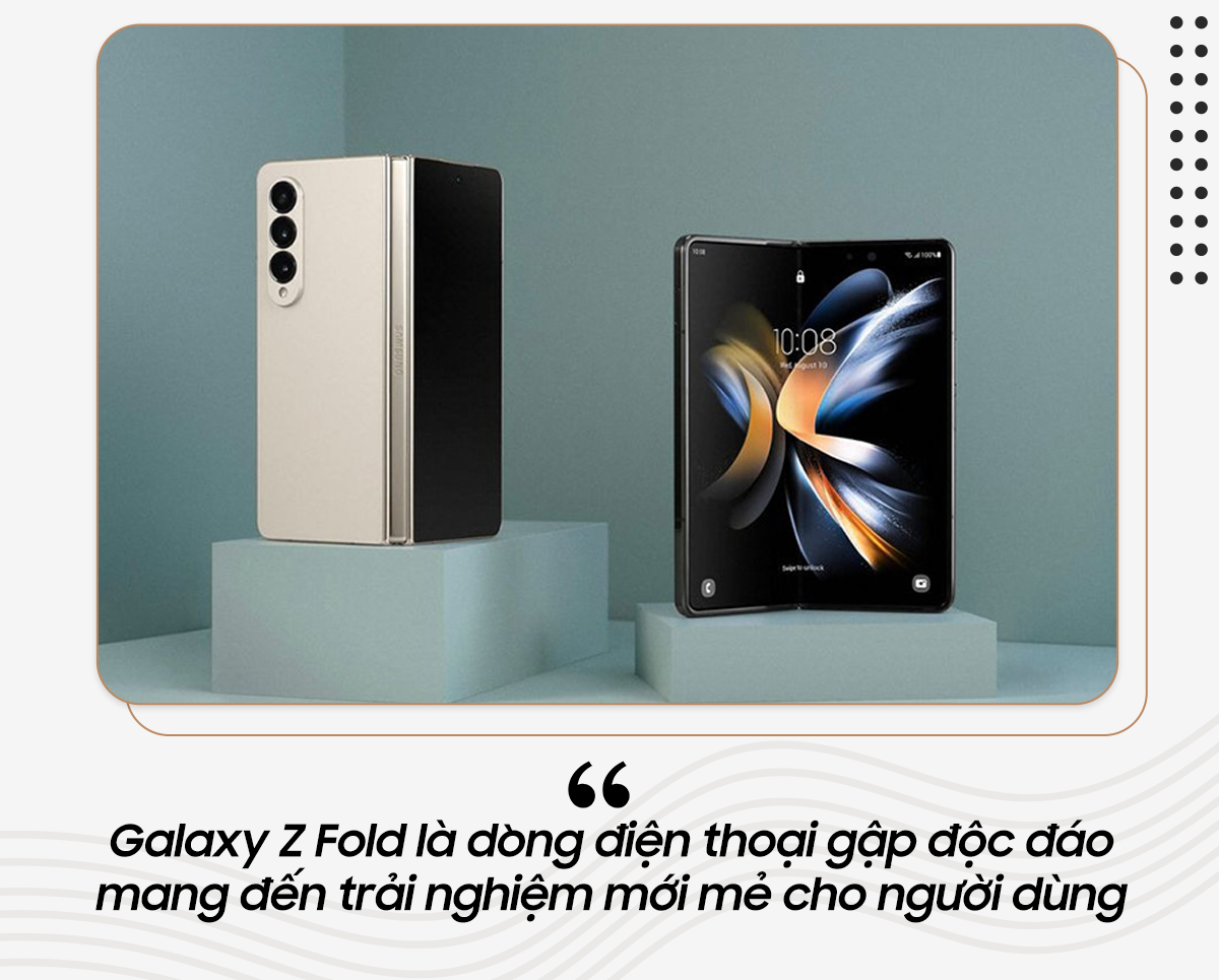 Galaxy Z Fold là dòng điện thoại độc đáo cho sự bão hòa trên thị trường điện thoại cao cấp
