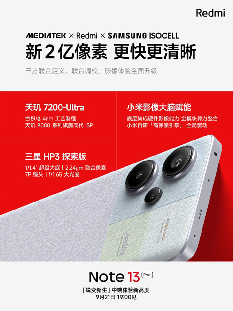 Thông tin chipset Redmi Note 13 Pro+