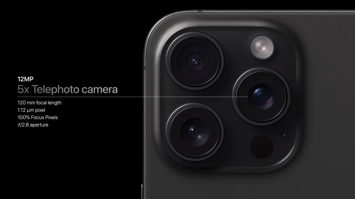 iPhone 15 Pro Max đem đến một trải nghiệm chưa từng có cho người dùng về khả năng thu phóng quang học lên tới 5x
