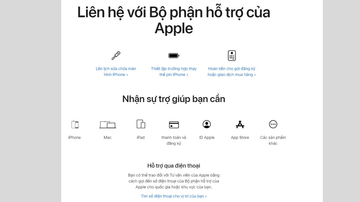Các chức năng hỗ trợ của tổng đài Apple