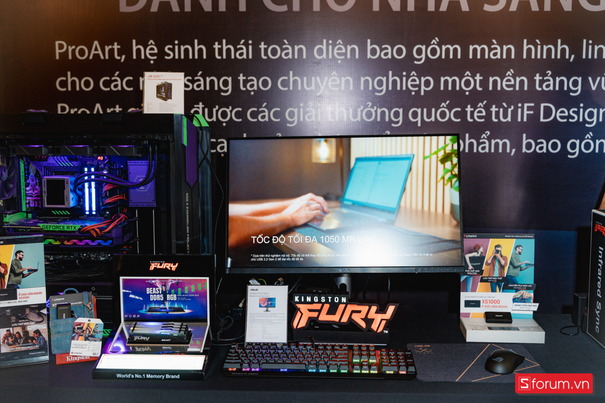 Hệ sinh thái ProArt bao hàm rất nhiều dòng sản phẩm 