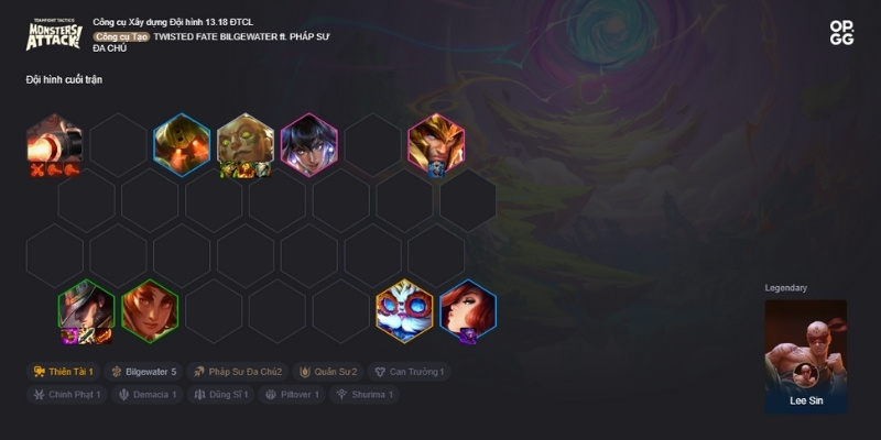 Xây dựng đội hình Twisted Fate Bilgewater - Cuối trận