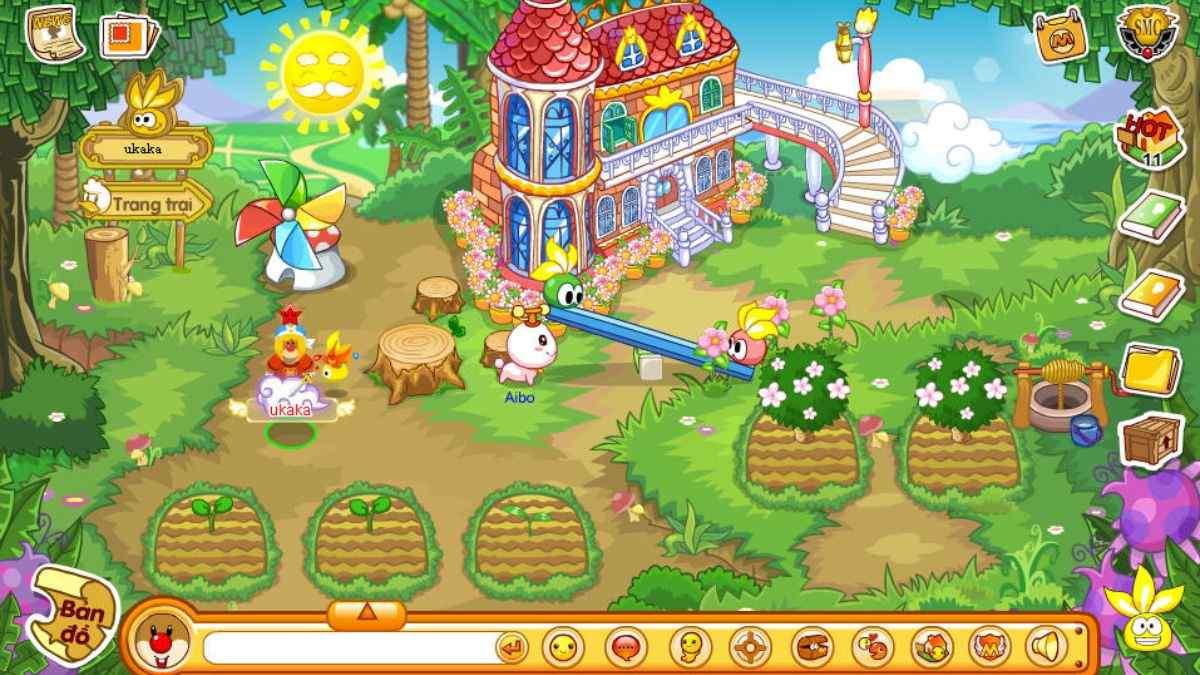 Lối chơi hấp dẫn của game Vương Quốc Chuột Chũi