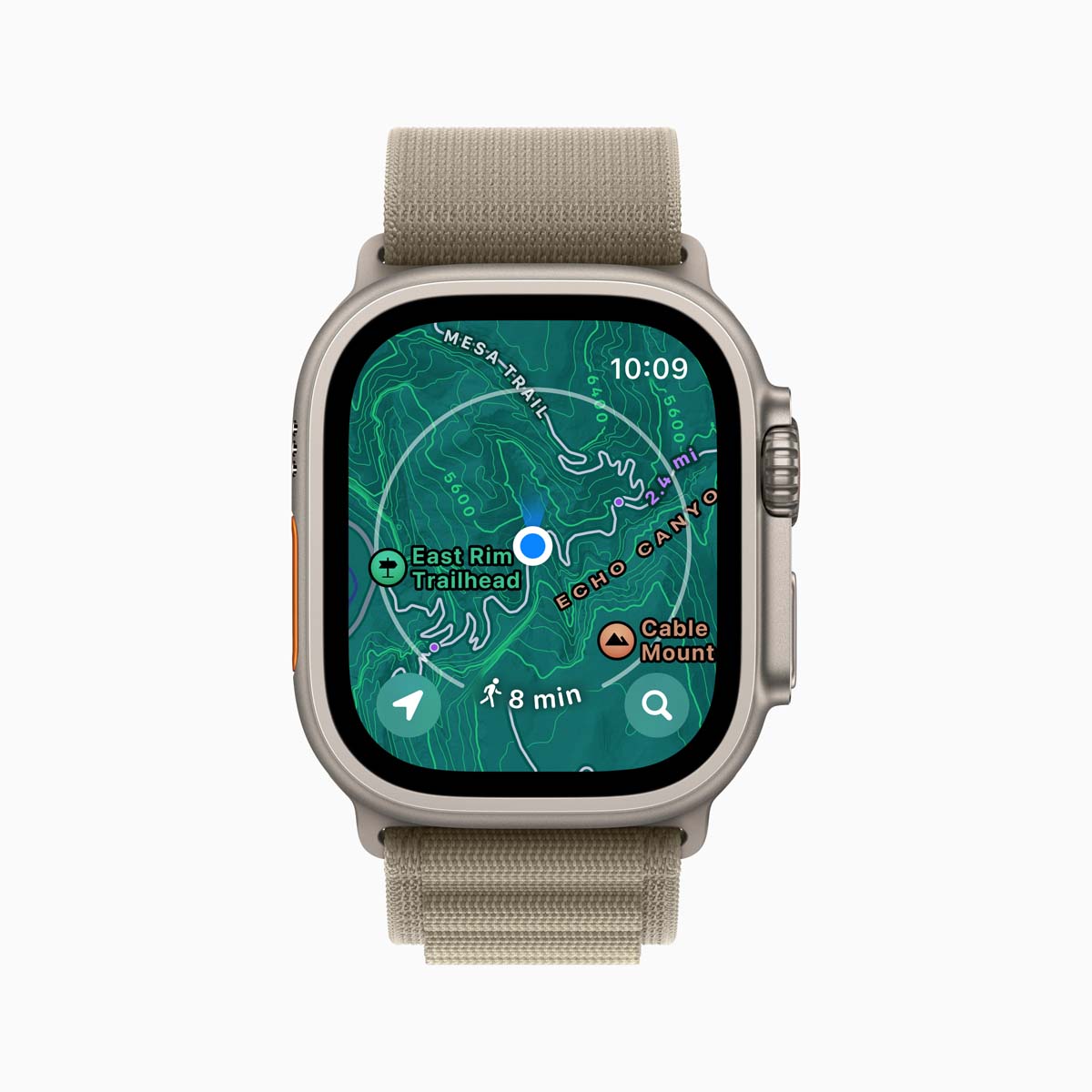 Bắt đầu tại Hoa Kỳ, ứng dụng Bản Đồ Apple sẽ hiển thị bản đồ địa hình có các đường đồng mức, bóng núi, chi tiết về độ cao và những địa điểm nổi bật.