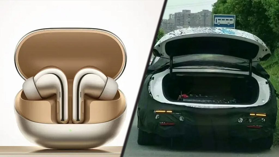 Rò rỉ ảnh xe điện Xiaomi với phần cốp có thiết kế như hộp sạc tai nghe
