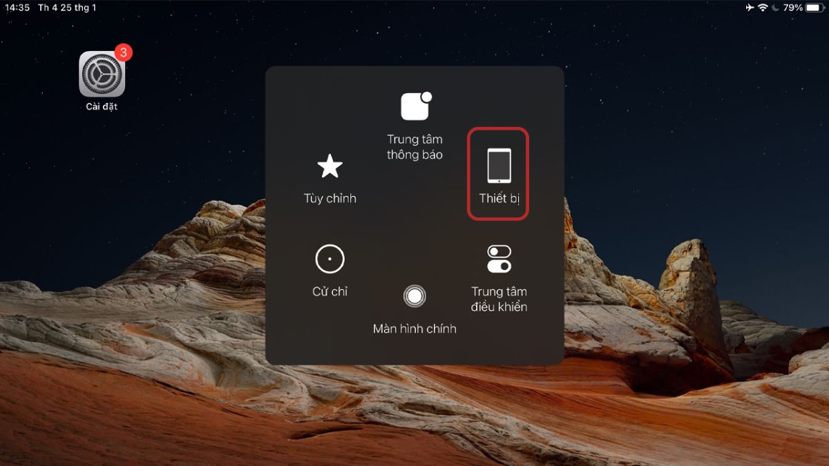 cách xoay màn hình iPad