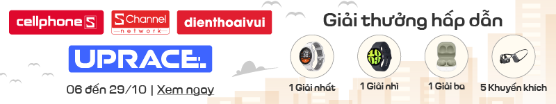 Thời gian trao giải UpRace 2023