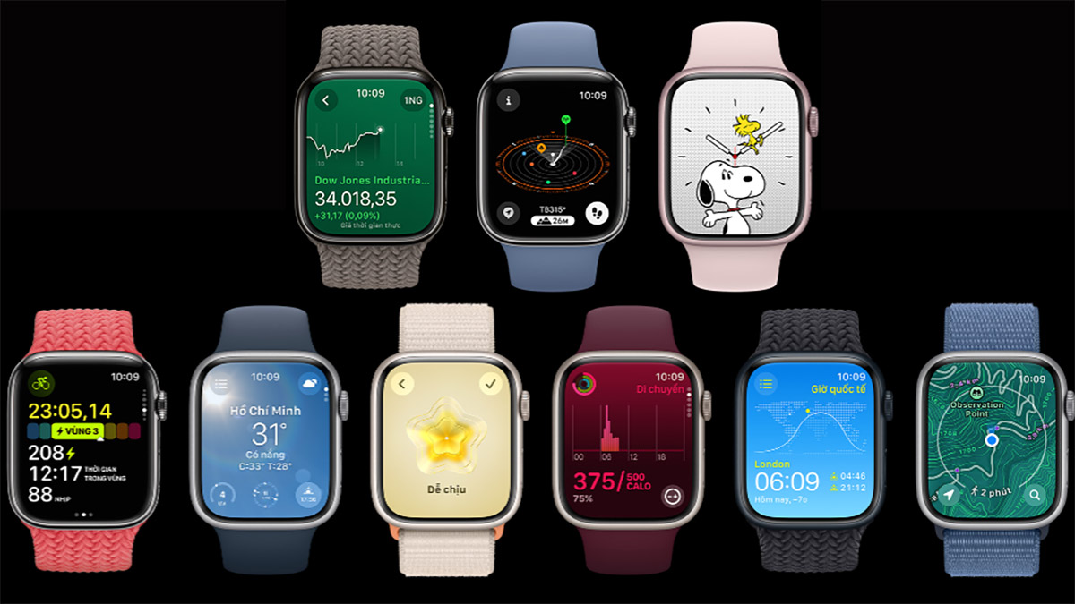 Apple Watch Series 9 có những màu nào