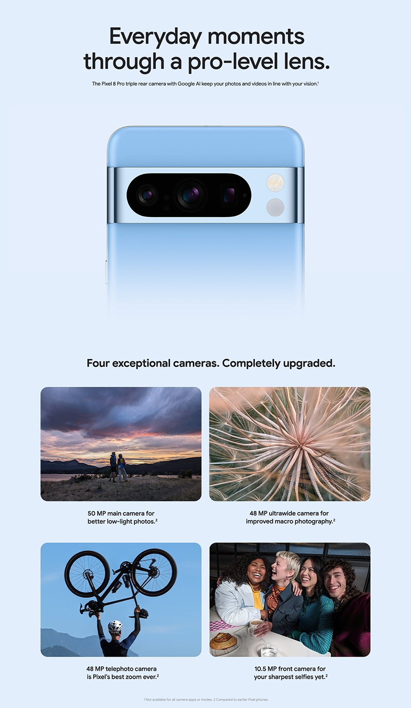 Pixel 8 Pro sẽ có hệ thống camera chất lượng
