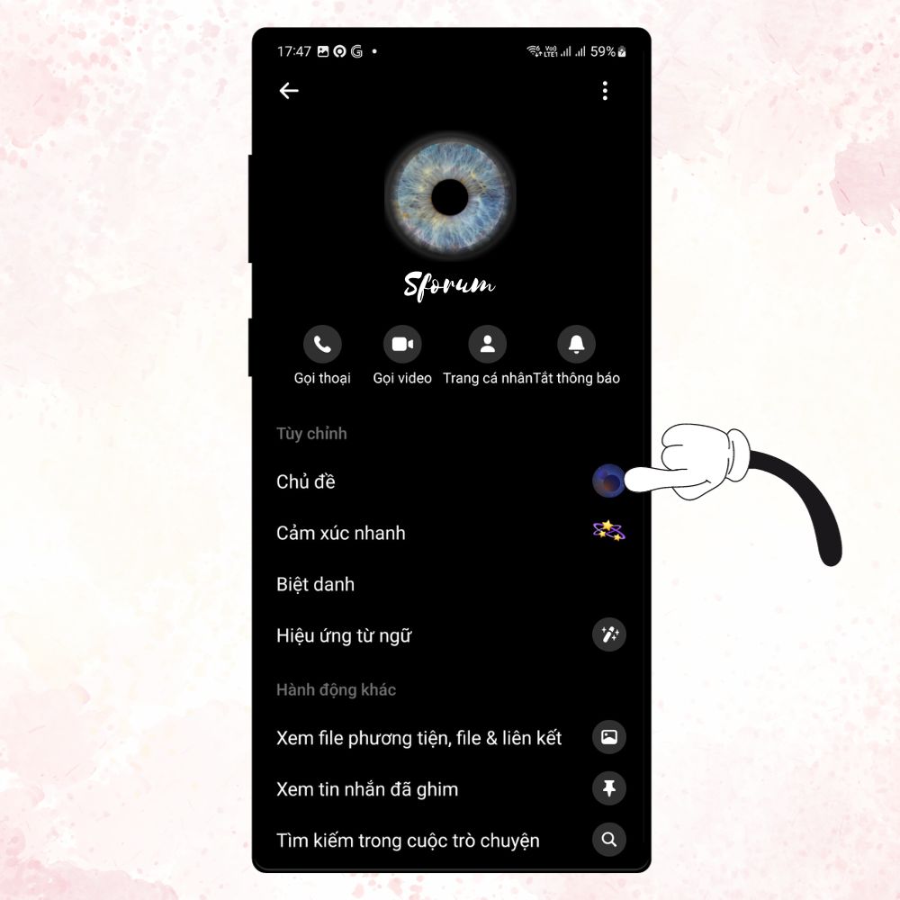 Cách đổi chủ đề Halloween trên Messenger vô cùng đơn giản 4