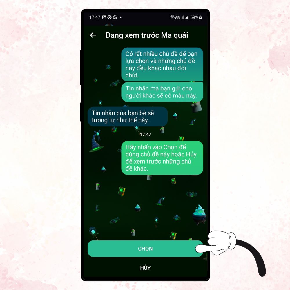 Cách đổi chủ đề Halloween trên Messenger vô cùng đơn giản 6