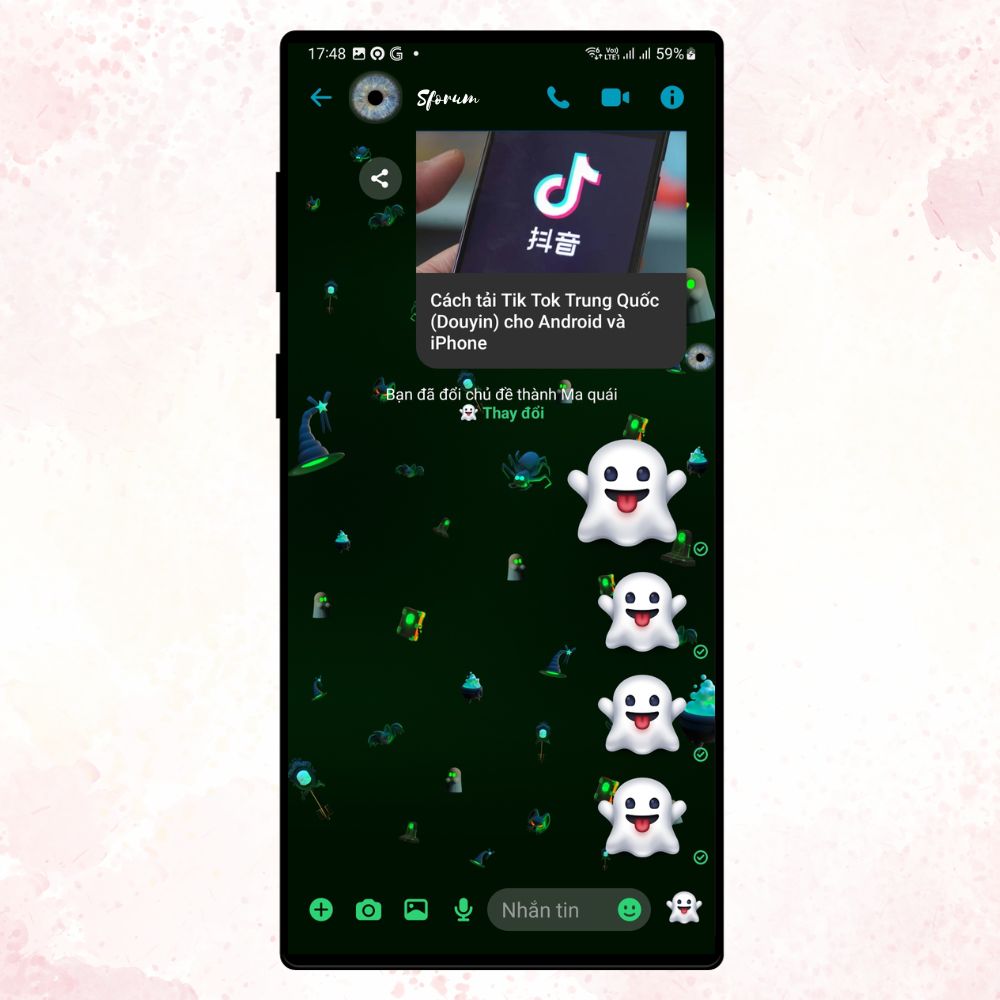 Cách đổi chủ đề Halloween trên Messenger vô cùng đơn giản 7