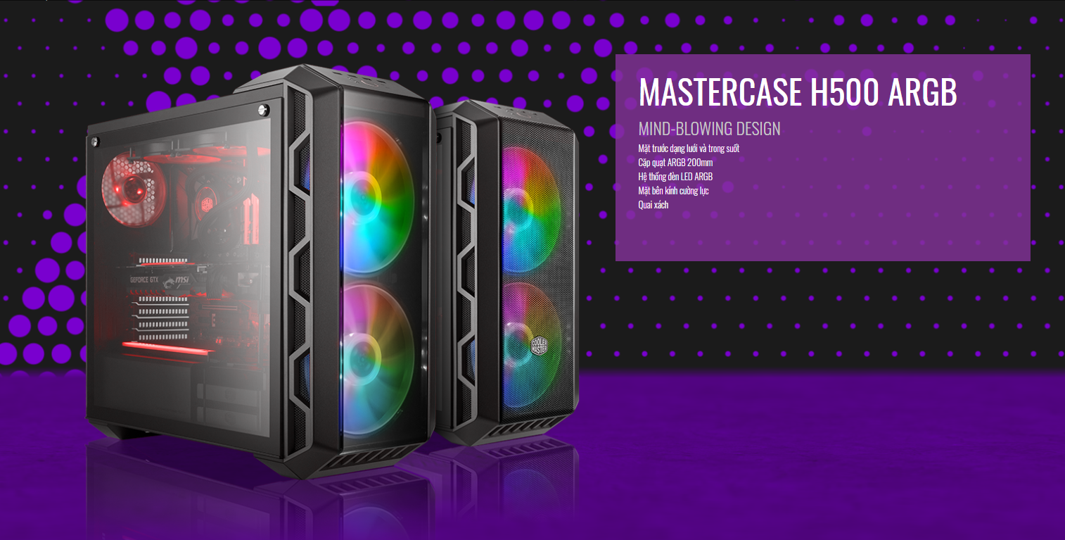 Case máy tính Cooler Master MasterCase H500