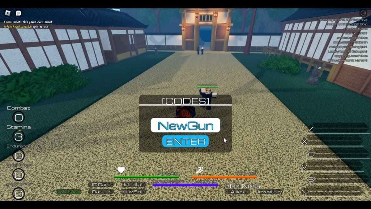 Code Jujutsu Chronicles Roblox mới nhất sử dụng được mấy lần?