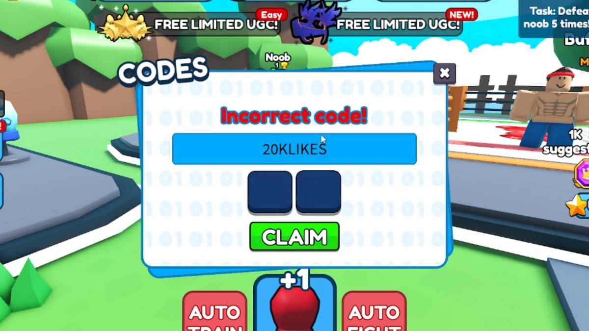 Những lưu ý khi nhập code Punch Wall Simulator