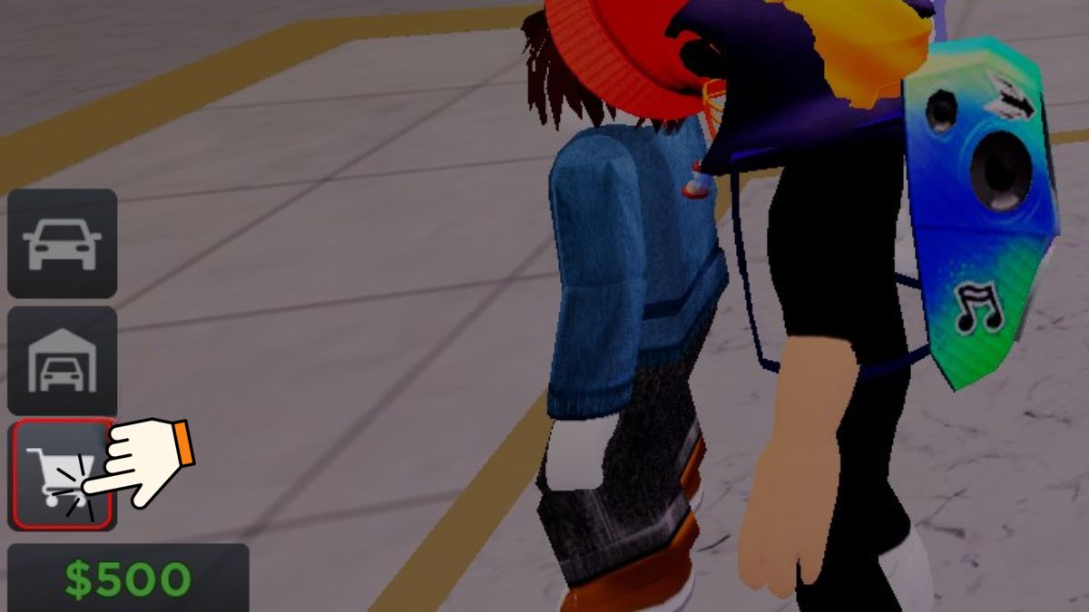 Cách nhập code Taxi Boss Roblox bước 2