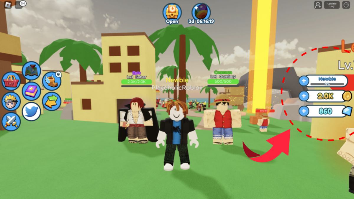 Nhập code Ultimate Anime Simulator không có quà?