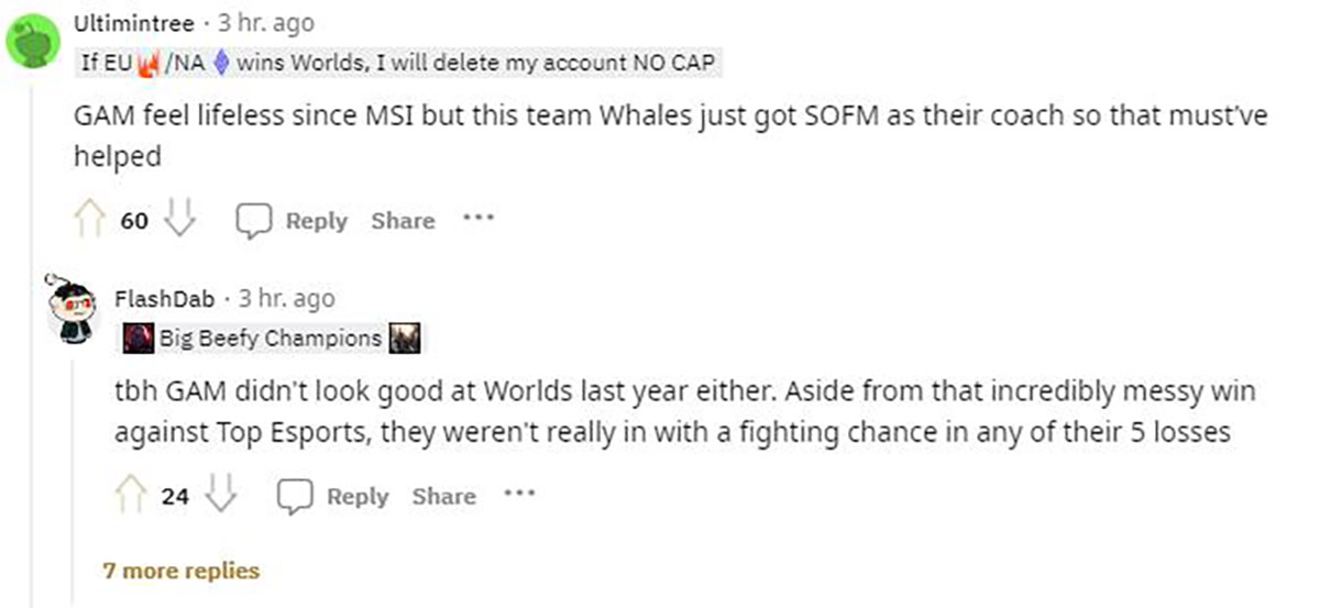 Cộng đồng nói gì sau trận ra mắt của Team Whale ở CKTG 2023