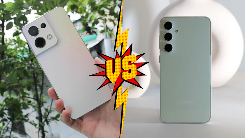 So sánh Galaxy S23 FE và OPPO Reno8 5G
