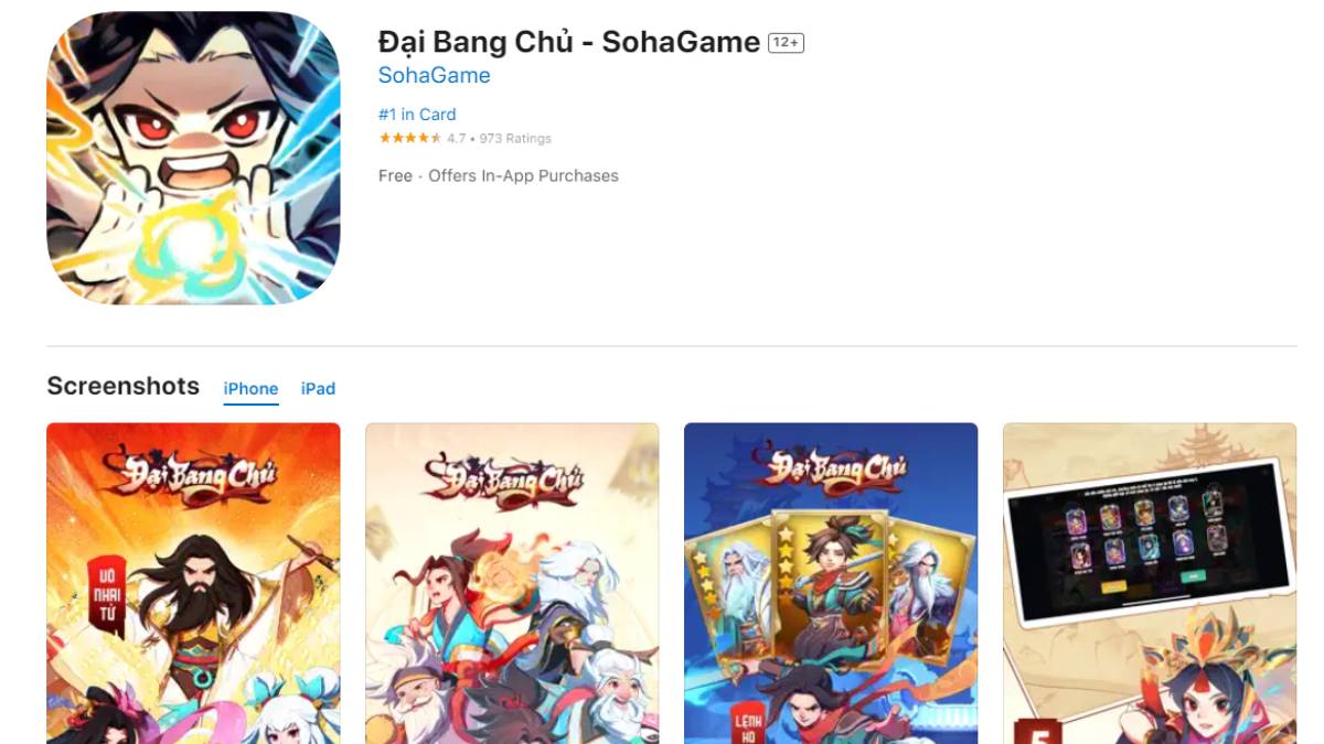 Cách tải Đại Bang Chủ trên iOS