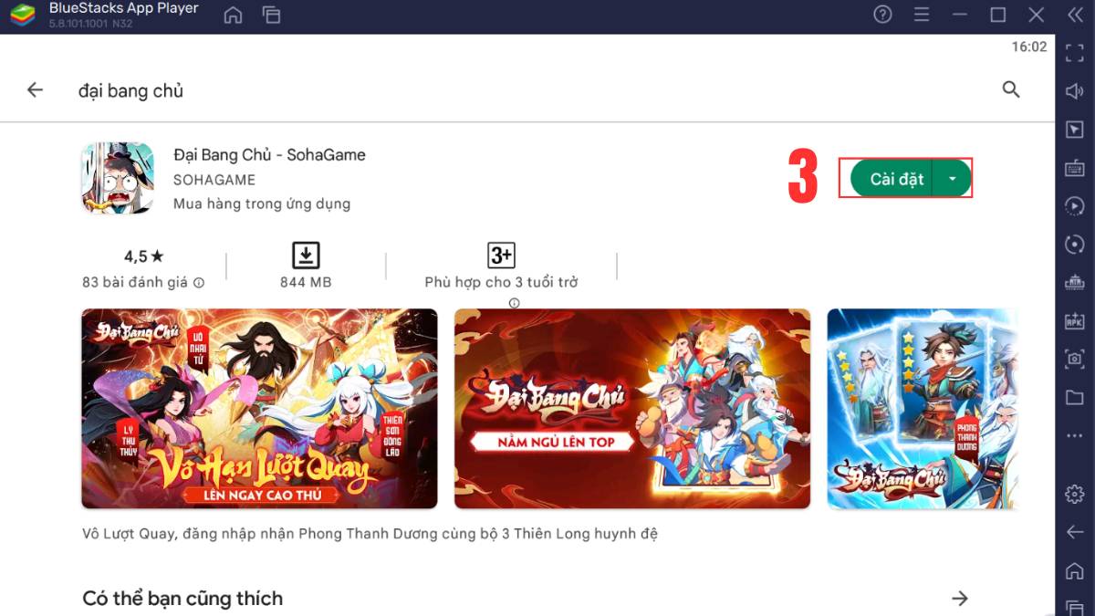 Cách tải Đại Bang Chủ trên PC bước 3
