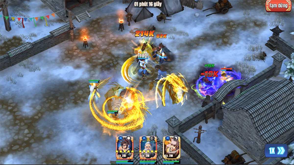 Bộ ba Thiên Long, bộ đôi Thần Kiếm trong Game Đại Bang Chủ